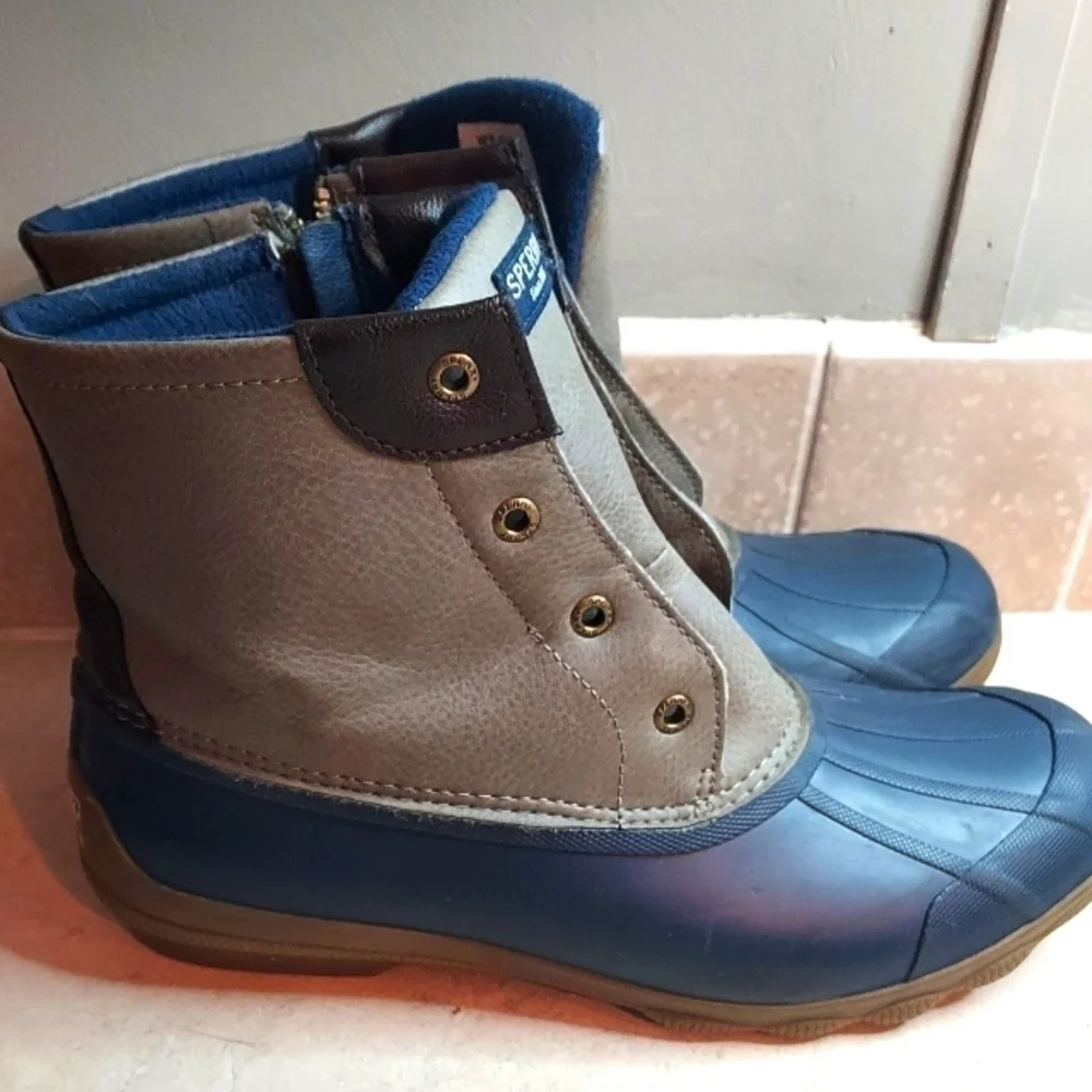 𝅺SPERRY women's waterproof rubber duck boots size 10M
